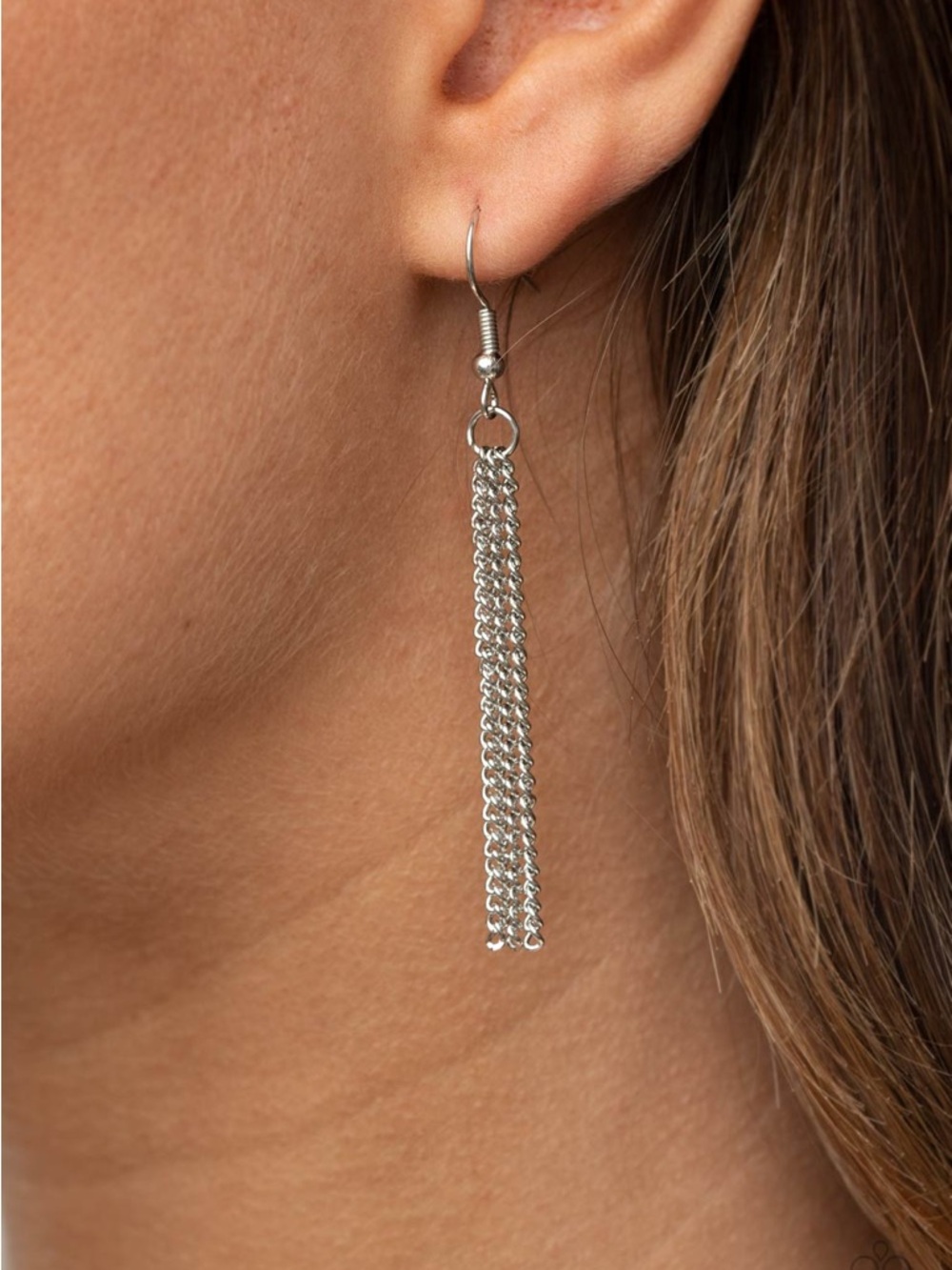 Joy of Motherhood - Silver Tone 'Mother' Engraved Bar Necklace & Earrings Set - Picture 2 of 3